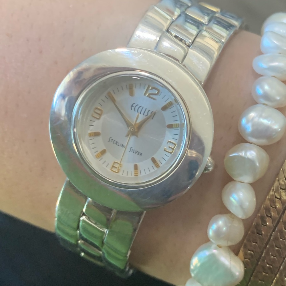 925 Solid Sterling Silver Ecclissi Watch & More! - image 5